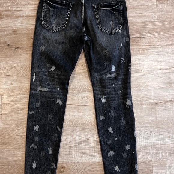 PURPLE BRAND STYLE P001  Skinny Jeans with Distressed Details - Picture 5 of 8